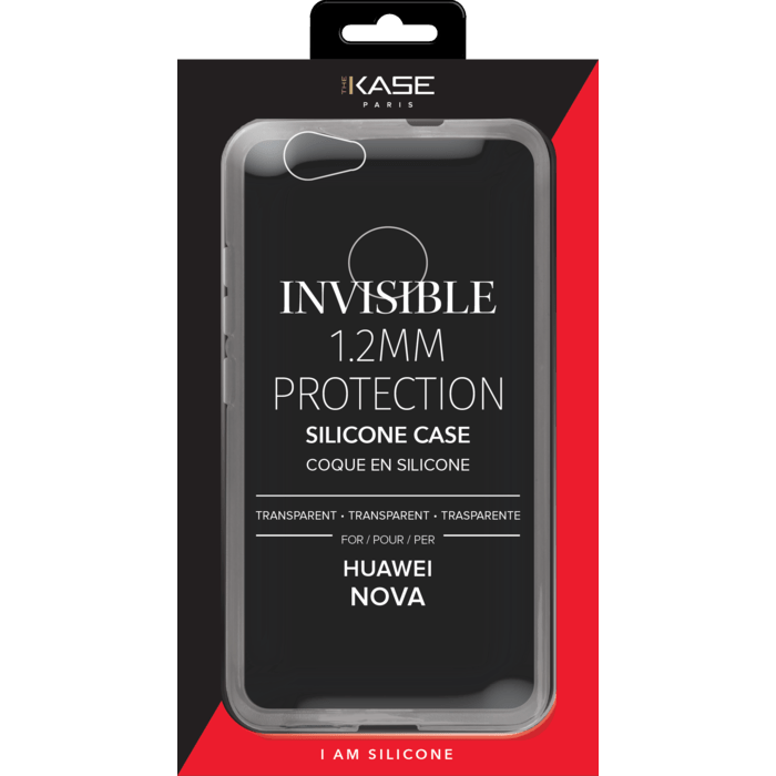 Coque Slim Invisible pour Huawei Nova 1,2mm, Transparent