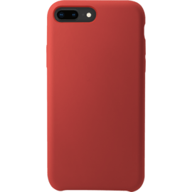 Coque en Gel de Silicone Doux pour Apple iPhone 7 Plus, Rouge Ardent