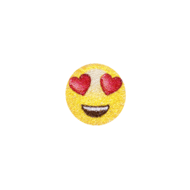 Case Swarovski&reg; Emoji Crystal Sticker, Heart Face