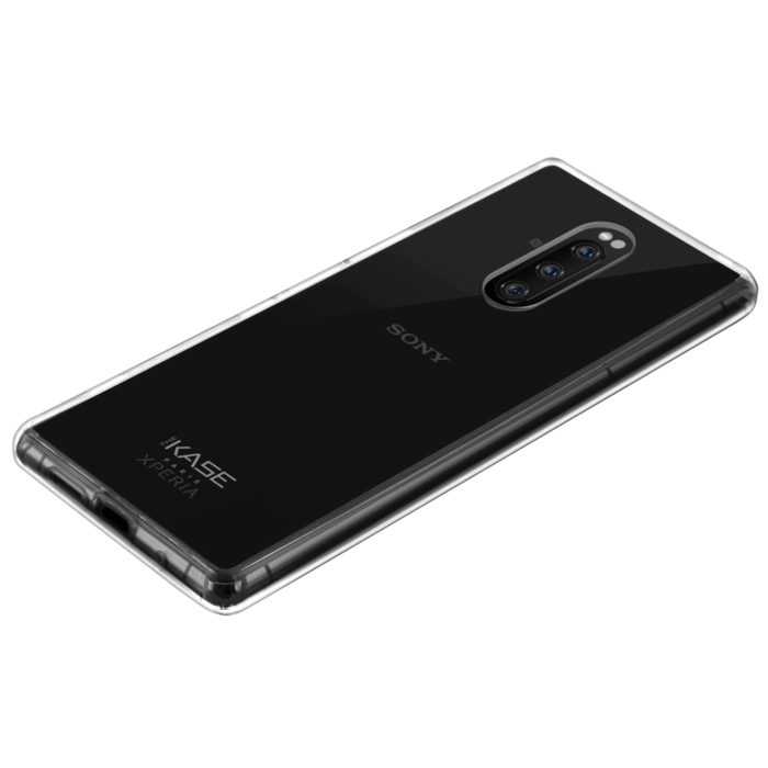 Coque hybride invisible pour Sony Xperia 1, Transparente