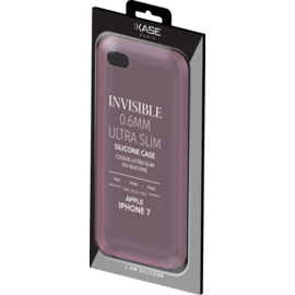 Coque ultra slim invisible pour Apple iPhone 7/8  0,6mm, Transparent Rose