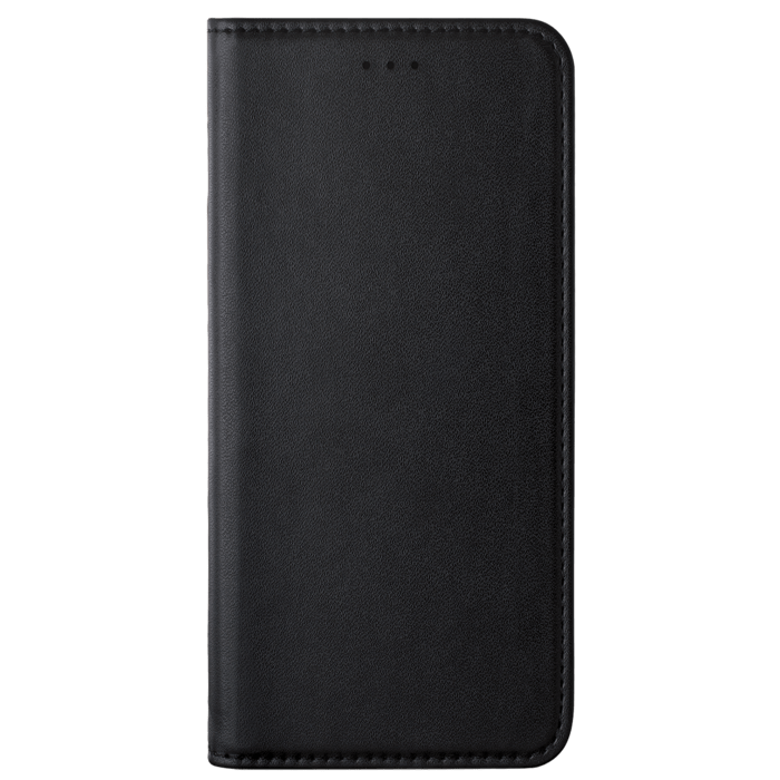 Folio flip case with card slot & stand for Samsung Galaxy A6+ (2018) , Black
