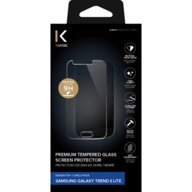 Protection d'&eacute;cran premium en verre tremp&eacute; pour Samsung Galaxy Trend II Lite, Transparent