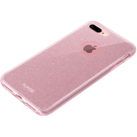 (Edition spéciale) Coque slim pailletée étincelante pour Apple iPhone 8 Plus, Or Rose