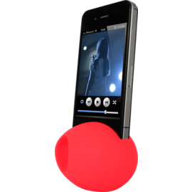 Oeuf Amplificateur de son pour Apple iPhone 5/5s/5C/SE, Rouge
