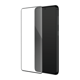 Protection d'&eacute;cran en verre tremp&eacute; Bord &agrave; Bord Incurv&eacute; pour Samsung Galaxy S21 5G, Noir