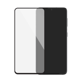 Protection d'&eacute;cran en verre tremp&eacute; (100% de surface couverte) pour Samsung Galaxy S22+ 5G, Noir
