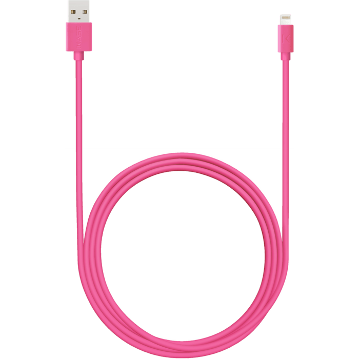 Cavo Lightning (2m) carica/sinc. certificato Apple MFi, rosa caldo