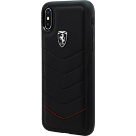 Case Ferrari Heritage Genuine Quilted leather case for iPhone X/XS, Black