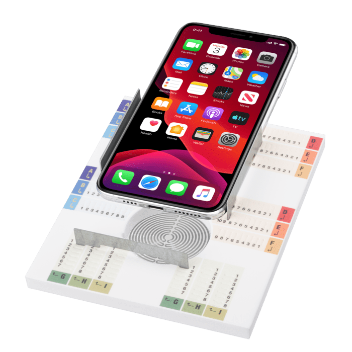 Fazup Patch Anti-Ondes pour Smartphones - Pack Famille (4 pi&egrave;ces)