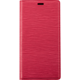 Diarycase 2.0 Coque clapet en cuir v&eacute;ritable avec support aimant&eacute; pour Apple iPhone 11 Pro Max, Rouge Bordeaux