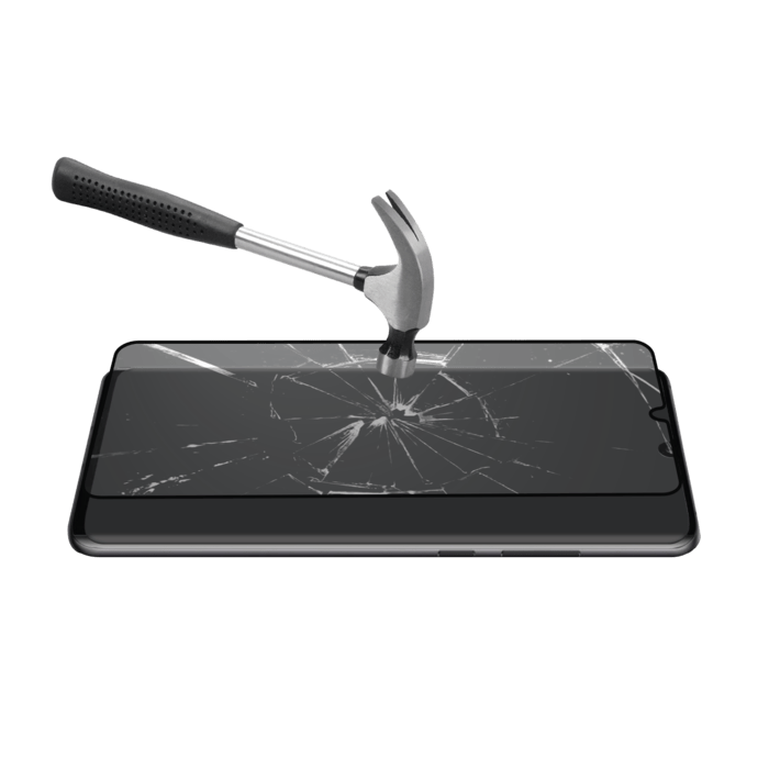 Protection d'écran en verre trempé Bord à Bord Incurvé pour Xiaomi Mi Note 10/10 Pro, Noir