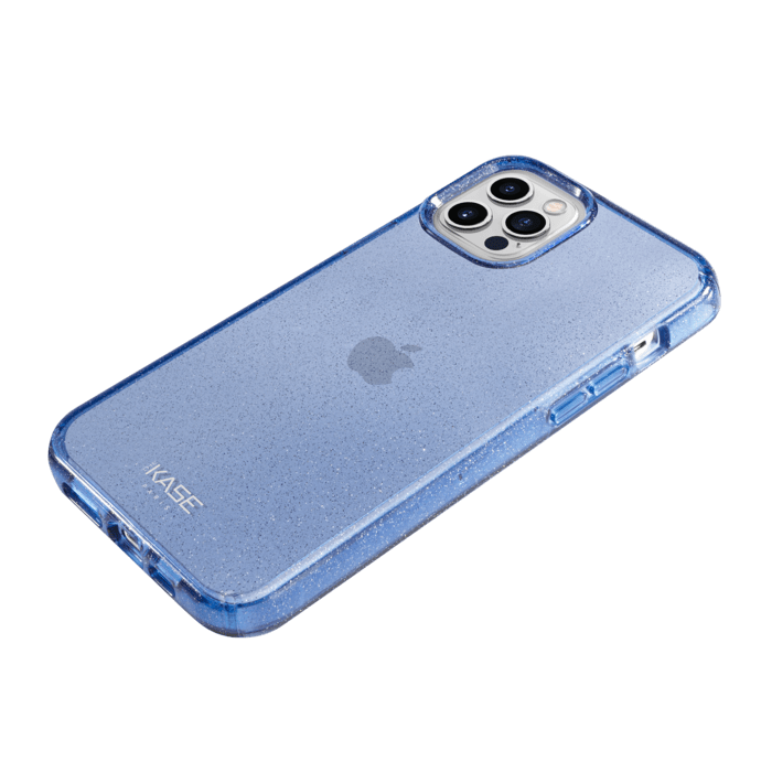 Custodia ibrida Invisible Sparkling GEN 2.0 per Apple iPhone 12 Pro Max, blu