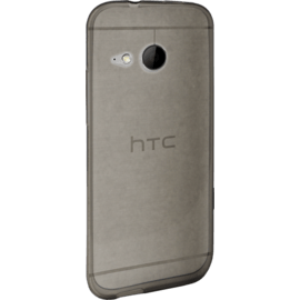 Coque silicone pour HTC One M8 mini 2, Gris Transparent