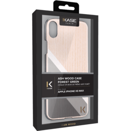 Ash Wood Case for Apple iPhone XS Max, Forest Green