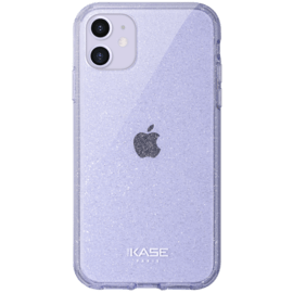 Coque hybride &eacute;tincelante invisible pour iPhone Apple 11, Violet