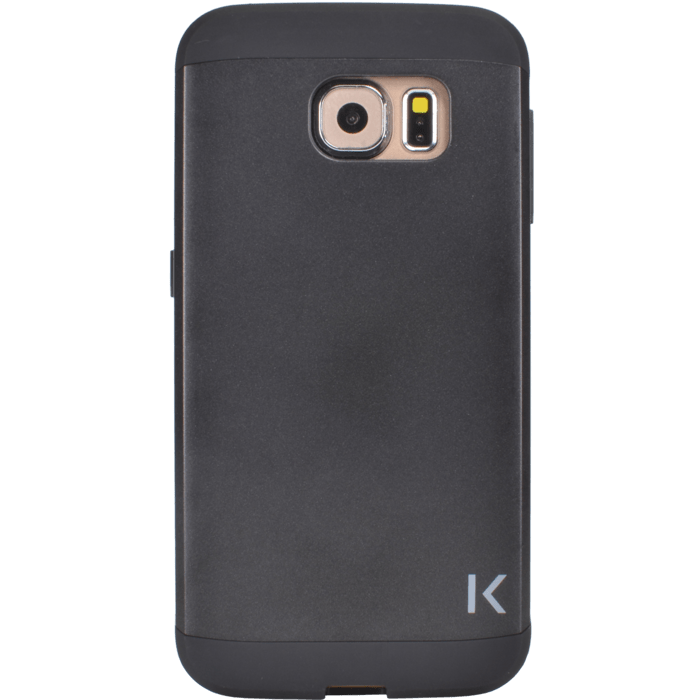 Coque slim anti-choc pour Samsung Galaxy S6, Gris sidéral