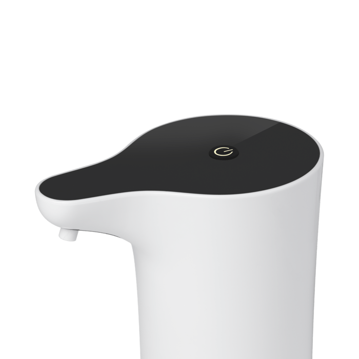 Distributeur automatique de solutions d&eacute;sinfectantes pour les mains (300mL), Blanc