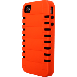 Coque pour Apple iPhone 4/4S, Anti-Shoc Rebonds Orange