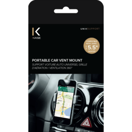 Support Voiture Auto Universel Grille d Aération (Jusqu à 5.5 Pouce)