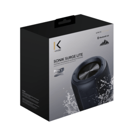 Enceinte &eacute;tanche portable Bluetooth Sonik Surge Lite (IPX7), Bleu cr&eacute;puscule