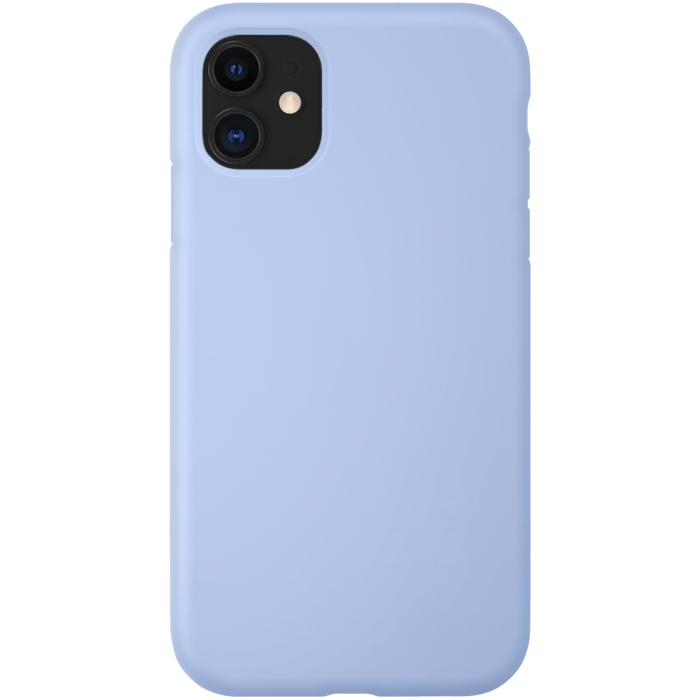 (D) Coque antichoc en gel de silicone doux pour Apple  iPhone 11, Lilas Bleu