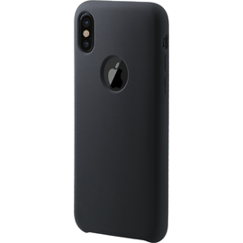Case Soft Gel Silicone Case for Apple iPhone X/XS Satin Black
