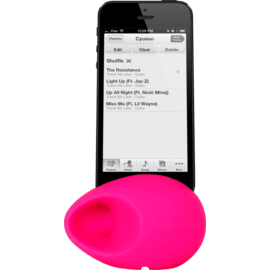 Egg Sound amplifier for Apple iPhone 5/5s/5C/SE, Pink