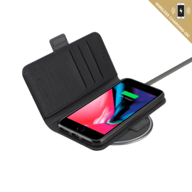 Etui & Coque robuste magn&eacute;tique 2-en-1 pour iPhone Apple 6/6s/7/8/SE 2020/SE 2022, Noir Onyx