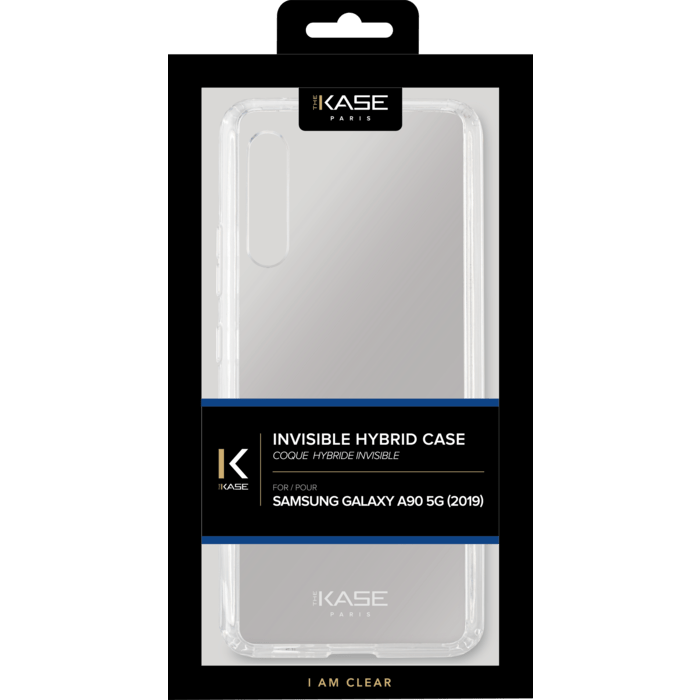 Coque hybride invisible pour Samsung Galaxy A90 5G 2019, Transparent