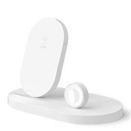 Case Station de recharge sans fil 7,5W pour iPhone et Apple Watch blanc