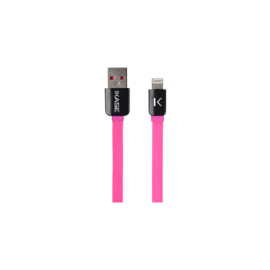 Câble Lightning Plat vers USB (3m), Rose Bonbon