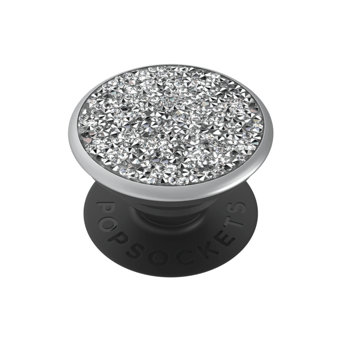 PopSockets PopGrip, Cristal Argent Swarovski