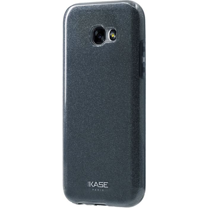 Coque slim&nbsp;paillet&eacute;e &eacute;tincelante pour Samsung Galaxy A5 (2017), Noir