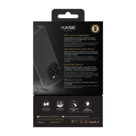 Coque antichoc en gel de silicone doux pour Apple iPhone 15 Pro Max, Noir satin