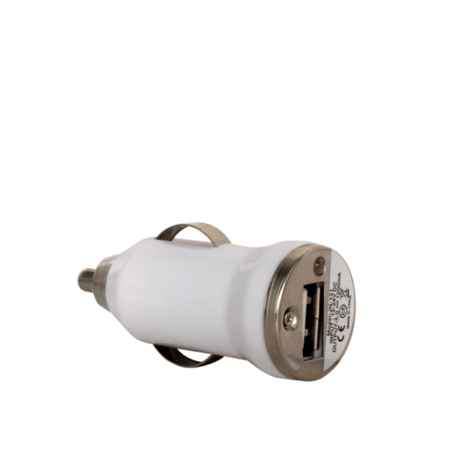 Chargeur de voiture prise USB, Blanc
