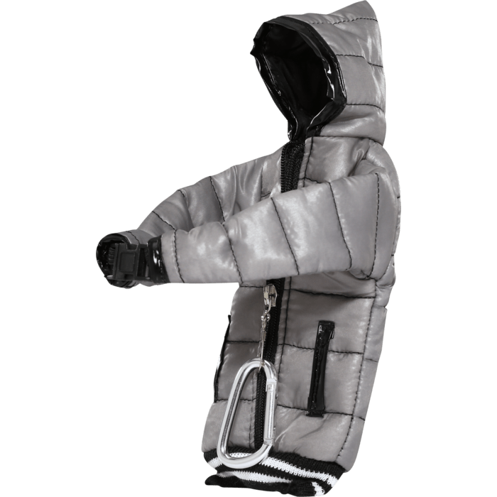 Etui doudoune avec tour de cou pour Smartphones Universels (5 pouces), Gris