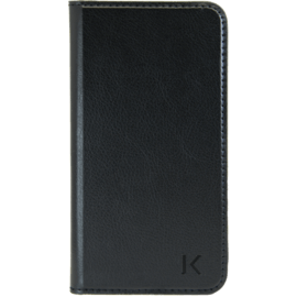 Coque clapet avec pochettes CB & stand pour Samsung Galaxy S6, Noir