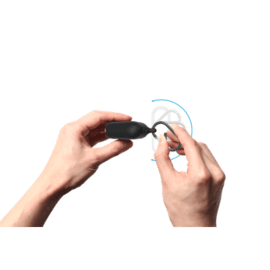 Airpod Waterproof Hang Case noir