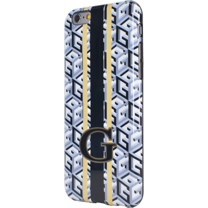 Guess G-Cube Coque pour Apple iPhone 6/6s, Noir