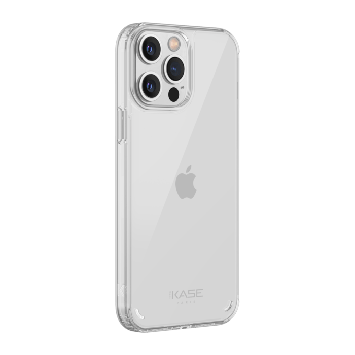 Coque antibactérienne antichoc hybride invisible pour Apple iPhone 13 Pro Max, Transparente