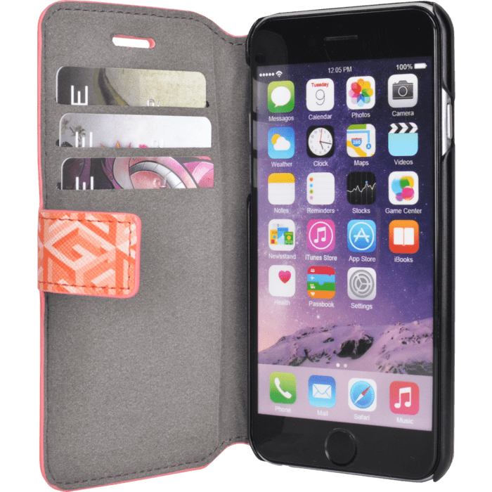 Guess G-Cube Coque clapet pour Apple iPhone 6/6s, Orange