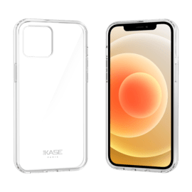 Coque antibactérienne hybride invisible pour iPhone 12 mini, Transparente