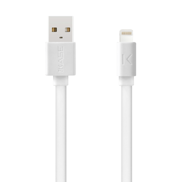 Câble Lightning certifié MFi Apple Charge Speed 2.4A charge/ sync (1M), Blanc Lumineux
