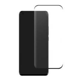 Protection d'écran en verre trempé Bord à Bord Incurvé pour Xiaomi Mi 11/11 Ultra, Noir
