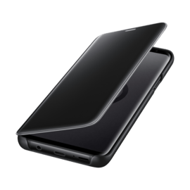 Clear View cover avec fonction Stand Noir Galaxy S9+