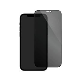 Protection d'écran Privée en verre trempé (100% de surface couverte) pour Apple iPhone 12 mini, Noir
