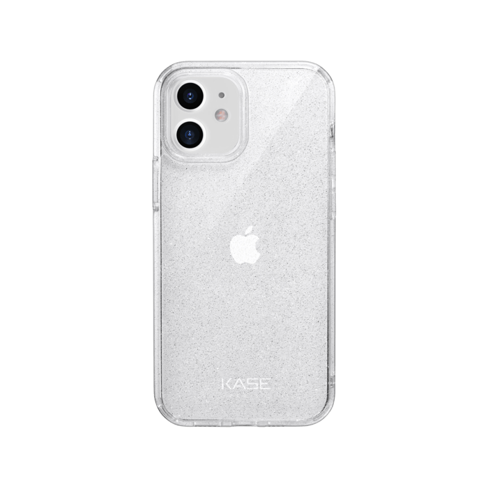 Invisible Sparkling Hybrid Case for Apple iPhone 12 mini, Transparent