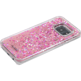 Bling Bling Coque Paillet&eacute;e pour Samsung Galaxy S7 Edge, Pink Lady