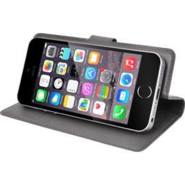 Coque clapet Universelle pour Smartphone (jusqu &agrave; 3.5 pouce), Gris anthracite